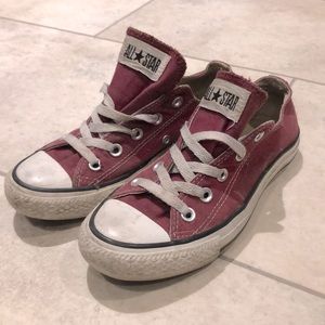 Unisex Maroon Converse